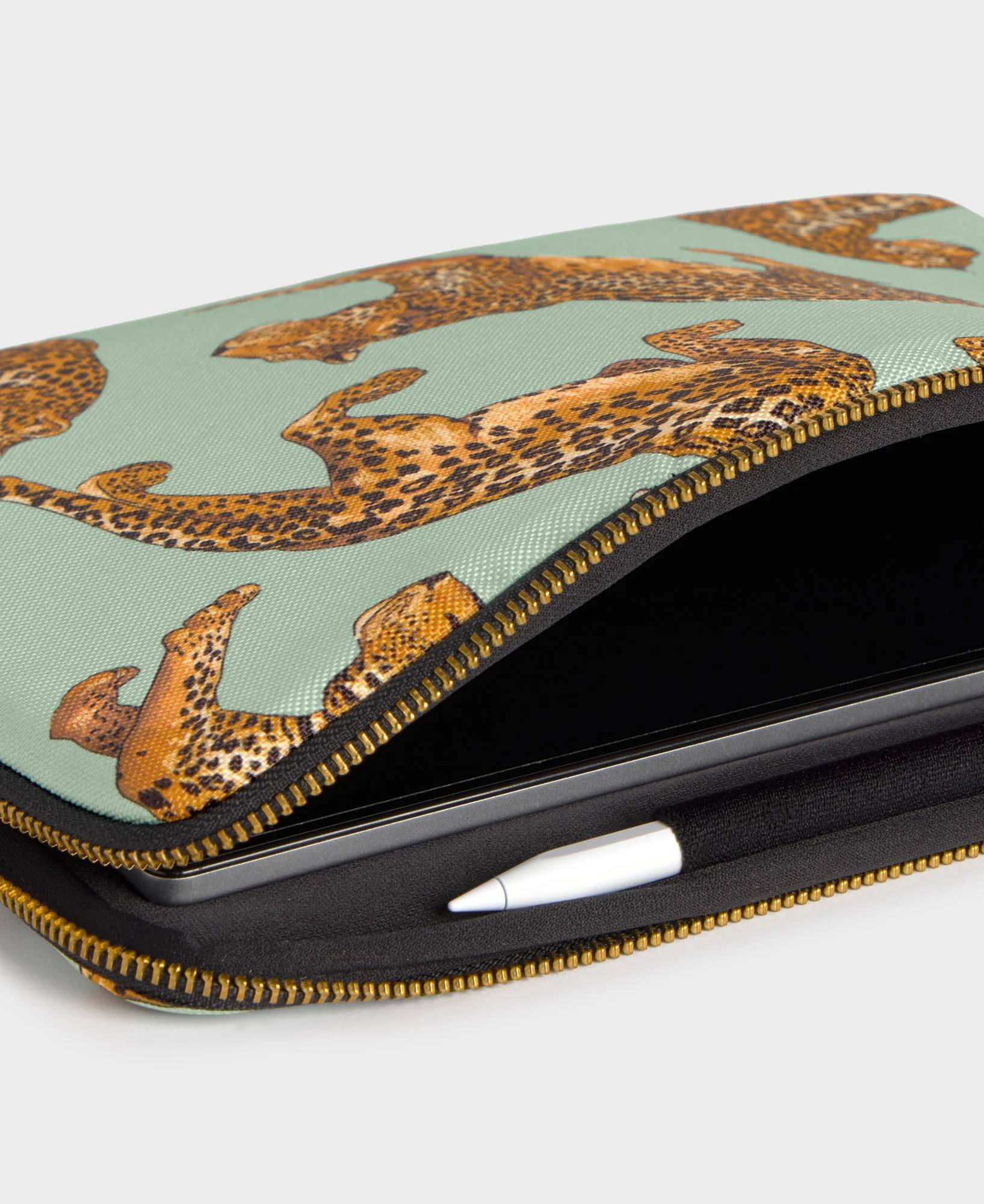 Emerald Leopard Ipad Sleeve - Image 2