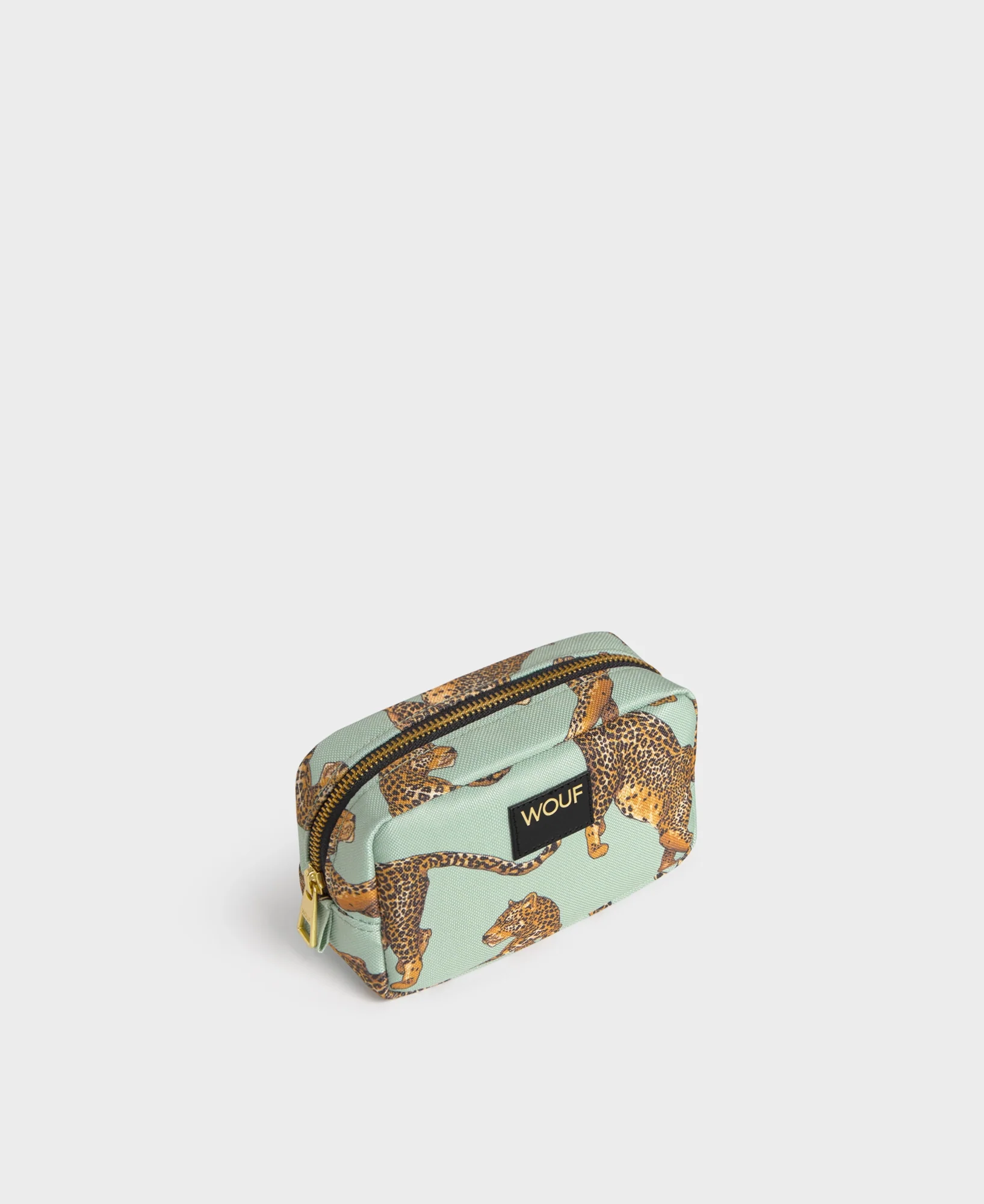 Emerald Leopard Makeup Bag - Image 2